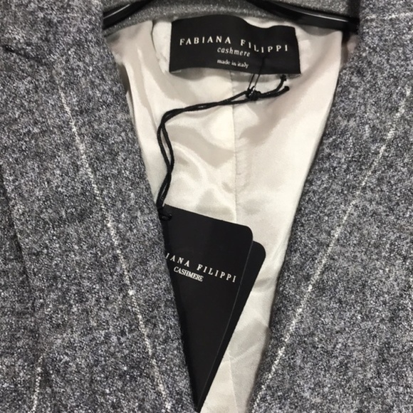 Fabiana Filippi Striped Cashmere Blazer - Picture 8 of 12